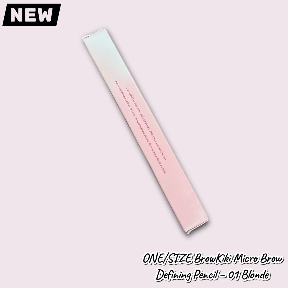 NEW NWT ONE/SIZE BrowKiki Micro Brow Defining Pencil – 01 Blonde - Picture 5 of 8